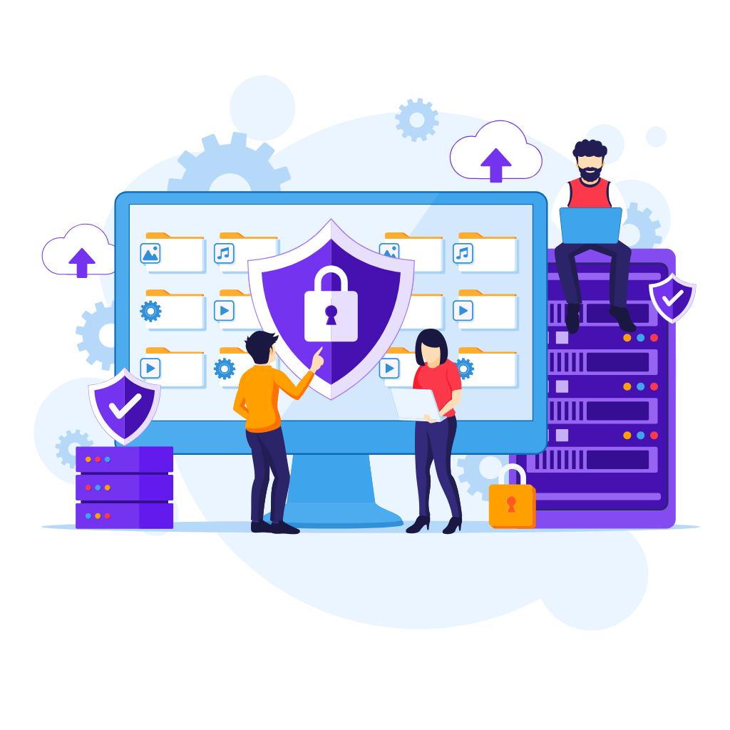 Imagen de ciberseguridad en la nube